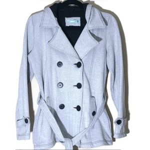 Maurice's Hooded Peacoat Jacket Size Medium